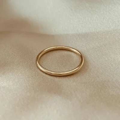 Gold Simple Band Ring